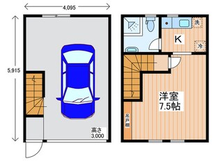 ガレージゲート守口大久保Ⅱの物件間取画像